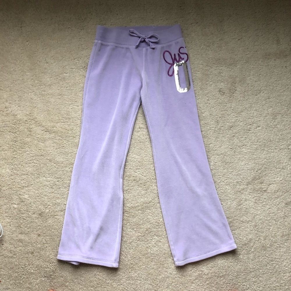 Justice Velour Sweatpants